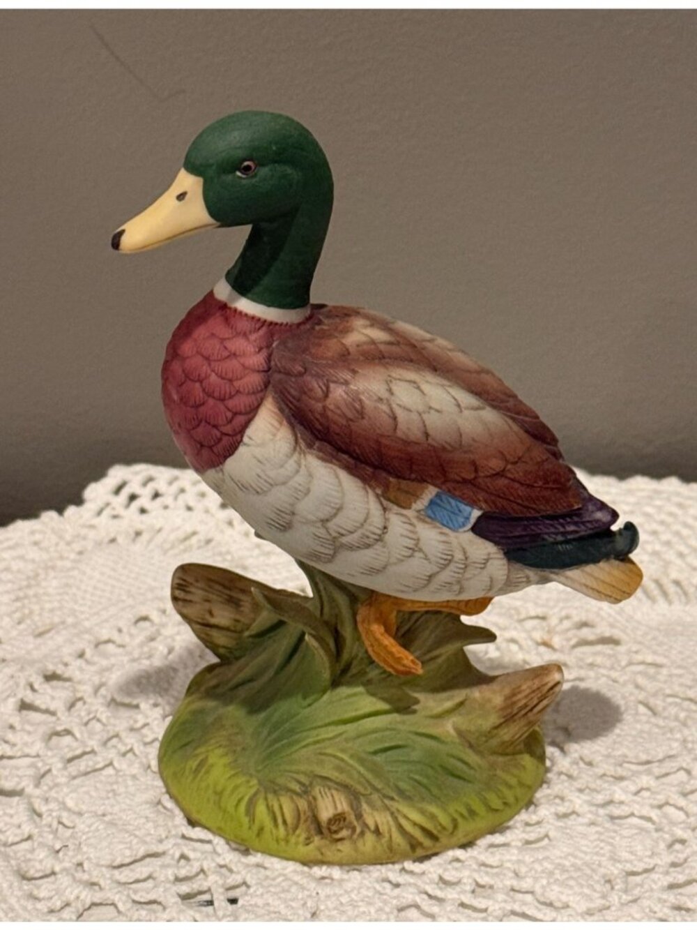 Vintage Andrea by Sadek Mallard Duck Figurine